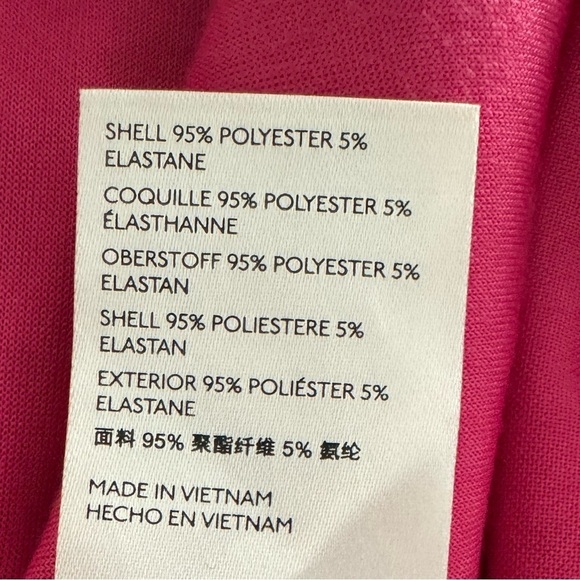 ANTHROPOLOGIE Maeve Candace Velvet Puff Sleeve Top Hot Pink Size 3X - Picture 8 of 9